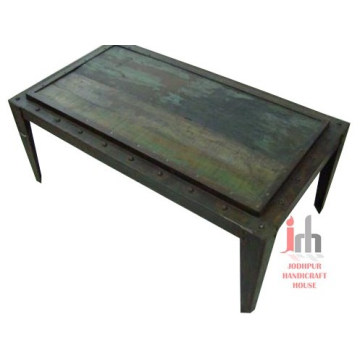 Table basse en fer